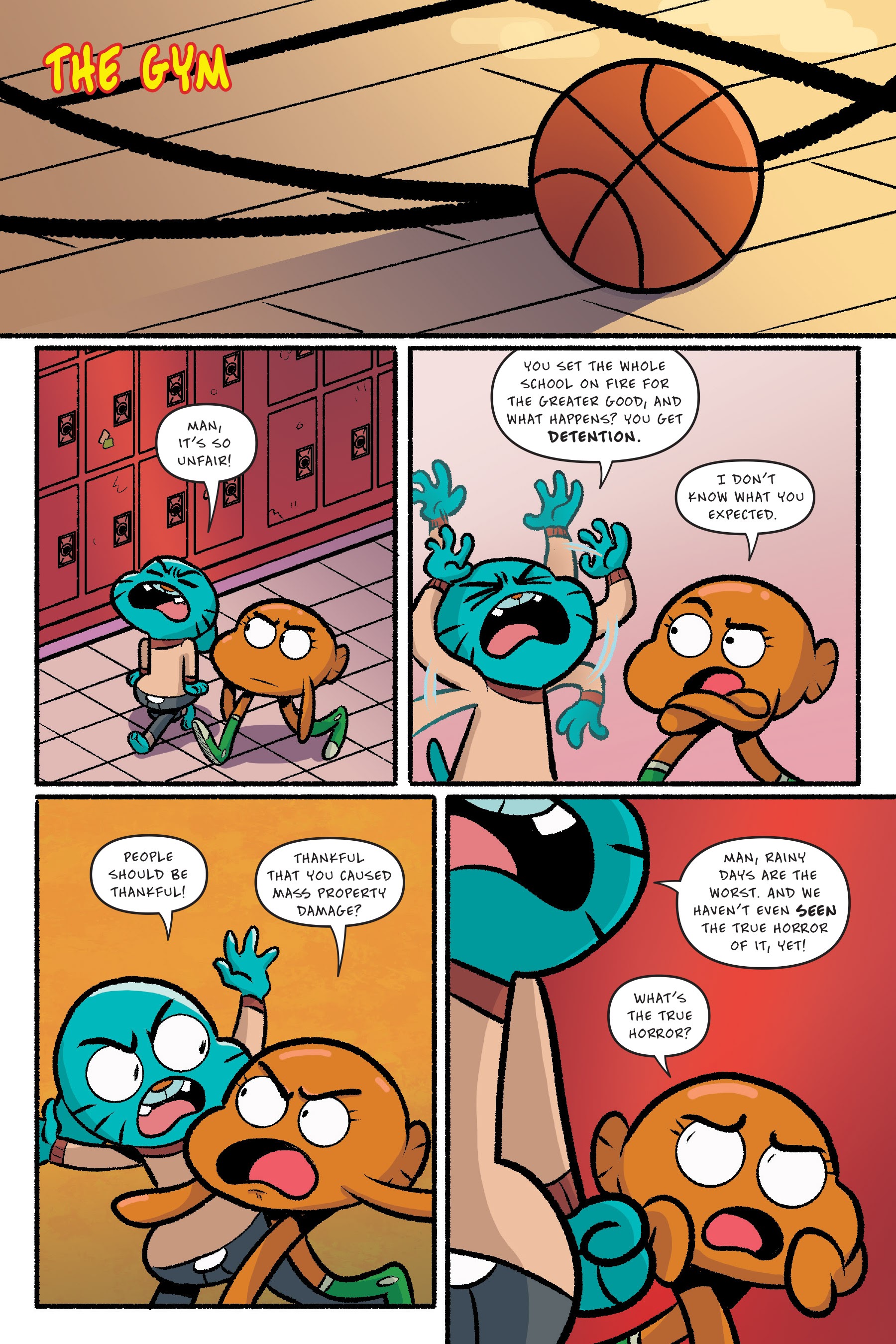 Read online The Amazing World of Gumball: The Storm comic -  Issue # TPB - 104