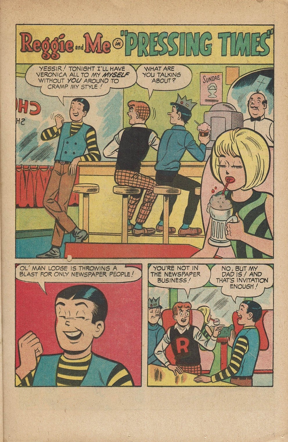 Read online Reggie and Me (1966) comic -  Issue #30 - 13