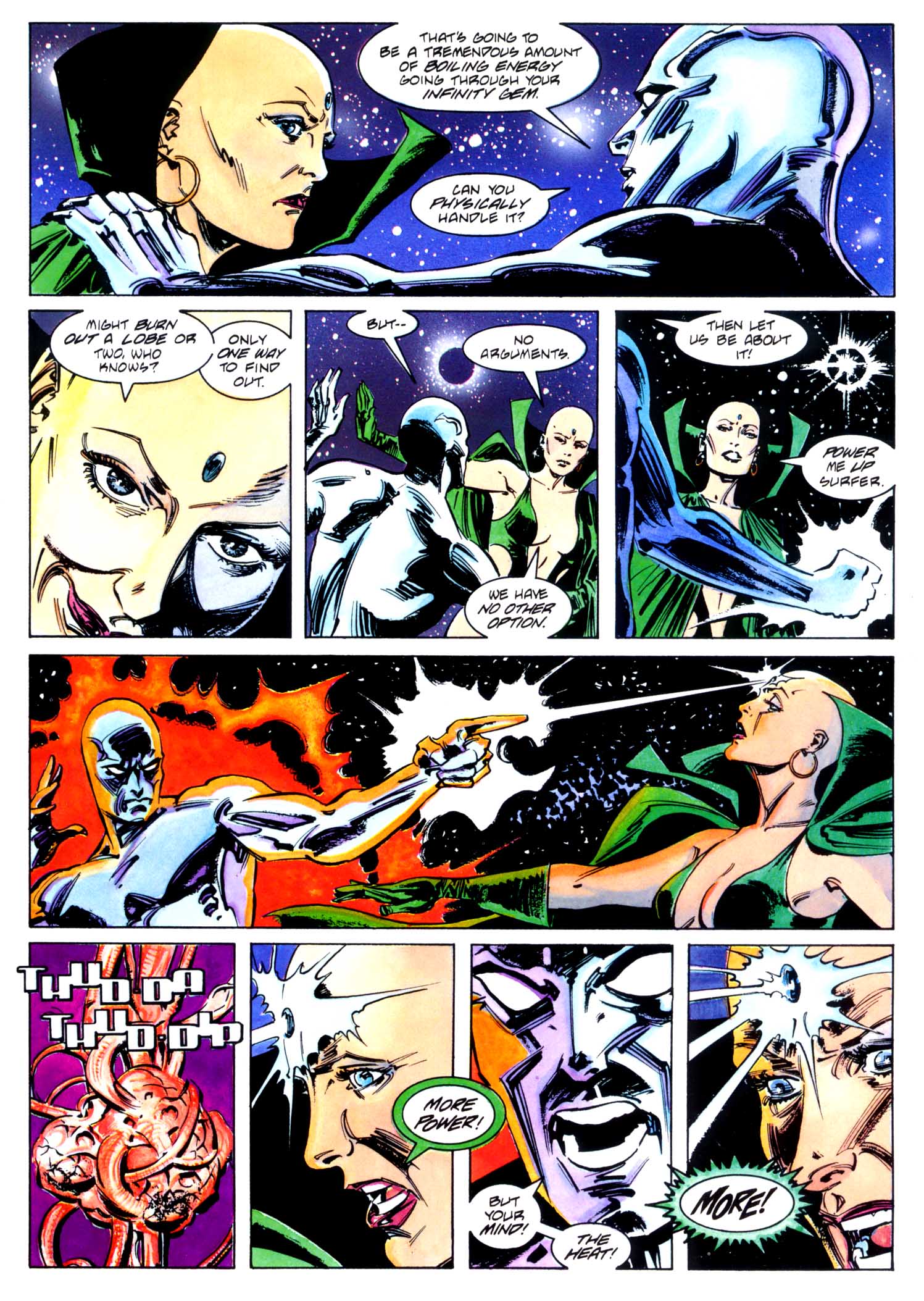 Read online Marvel Graphic Novel comic -  Issue #71 - Silver Surfer - Homecoming - 49