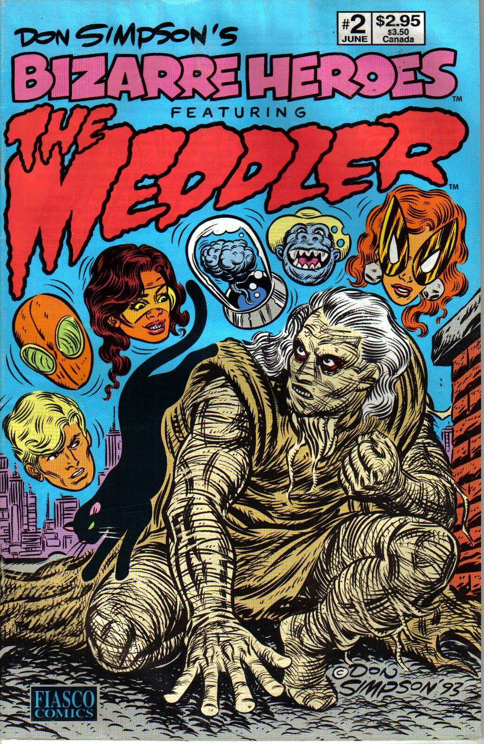 Read online Don Simpson's Bizarre Heroes comic -  Issue #2 - 1