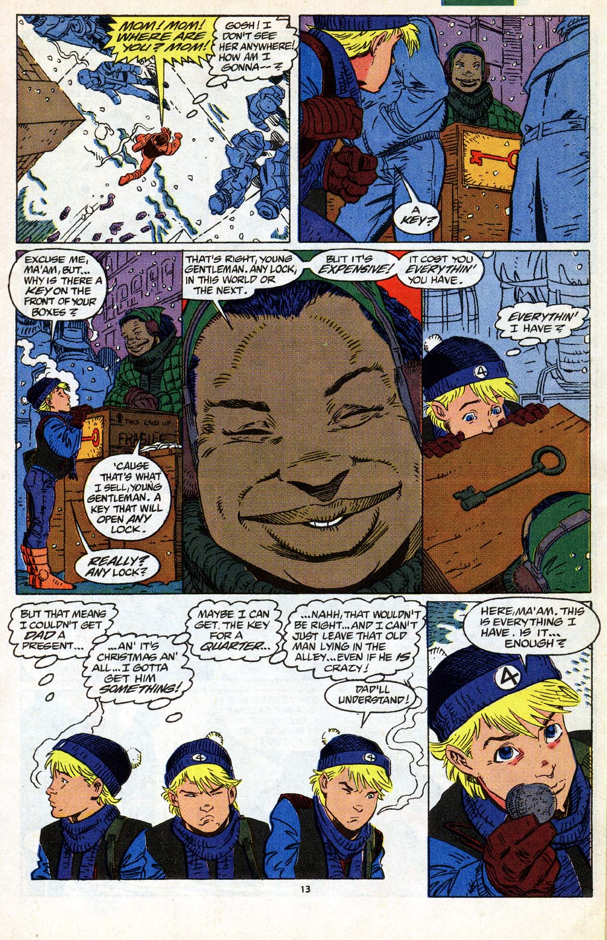 Read online Marvel Holiday Special (1991) comic -  Issue #1991 - 16