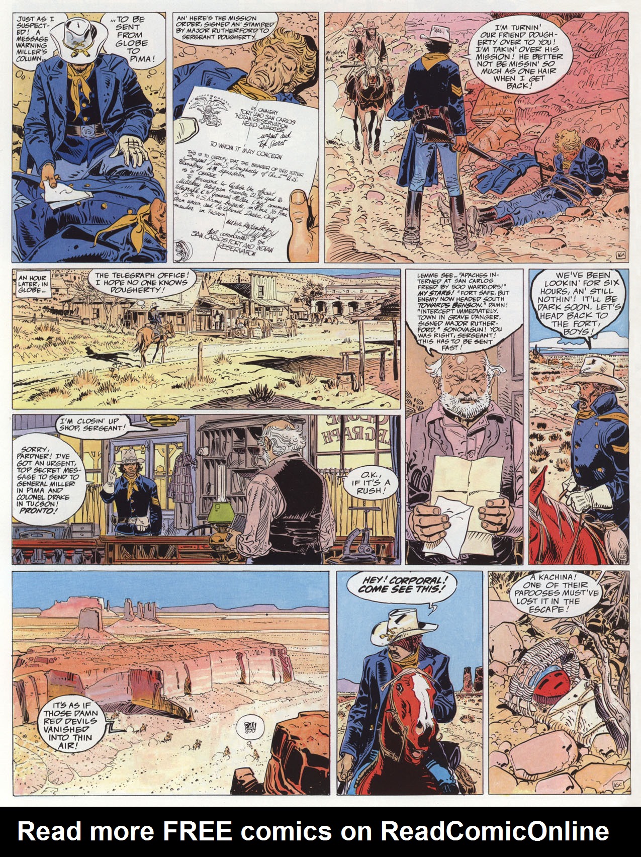 Read online Epic Graphic Novel: Blueberry comic -  Issue #4 - 68