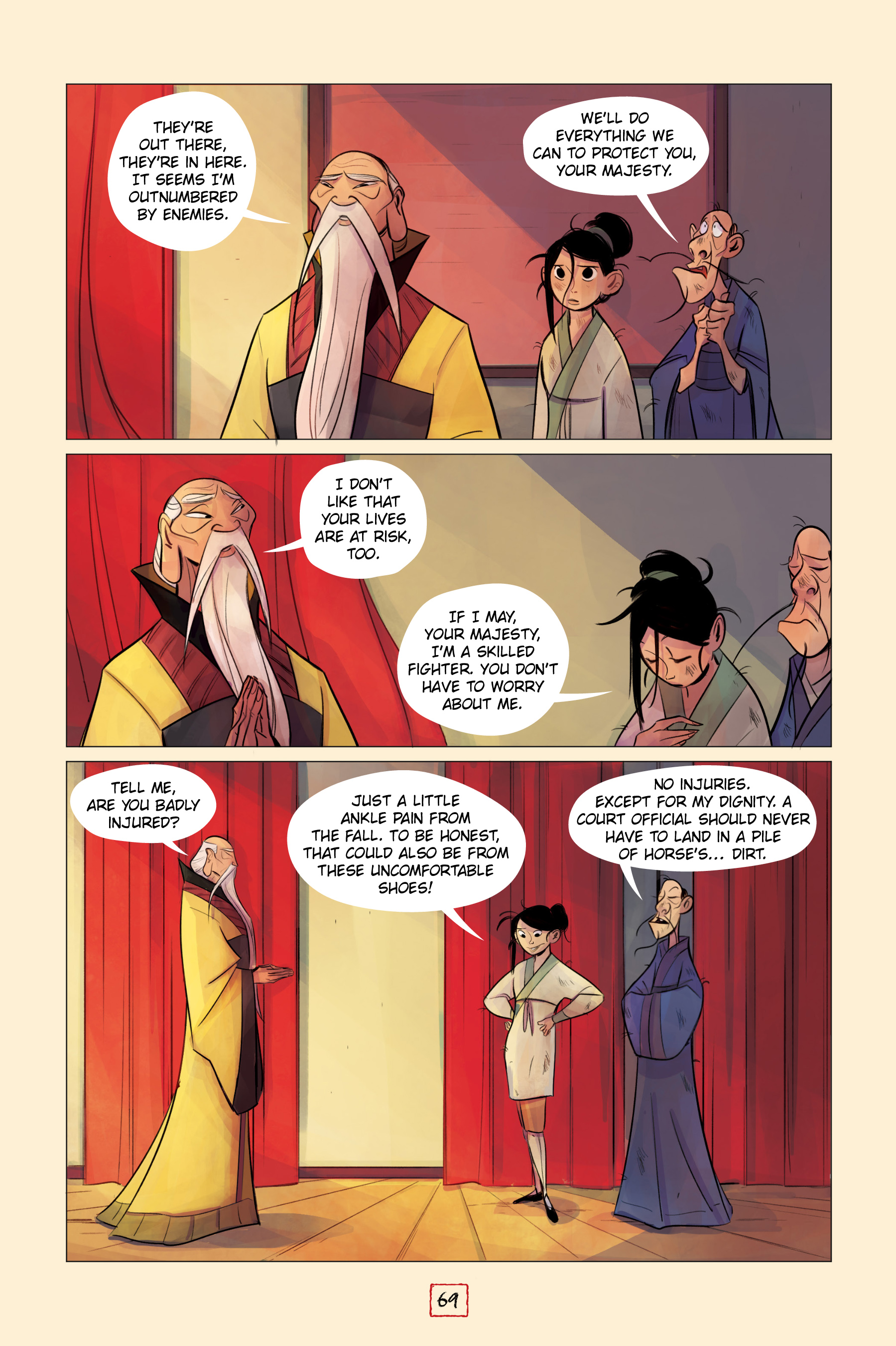 Read online Disney Mulan's Adventure Journal: The Palace of Secrets comic -  Issue # TPB - 68