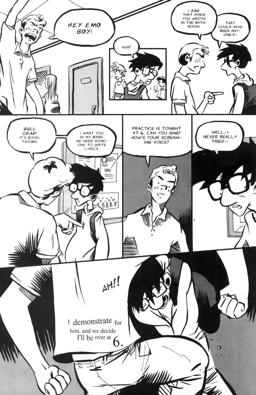 Read online Emo Boy comic -  Issue #1 - 7