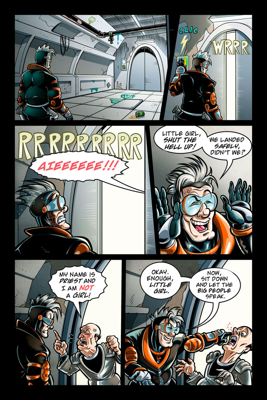 Read online Space Junkies comic -  Issue #1 - 17
