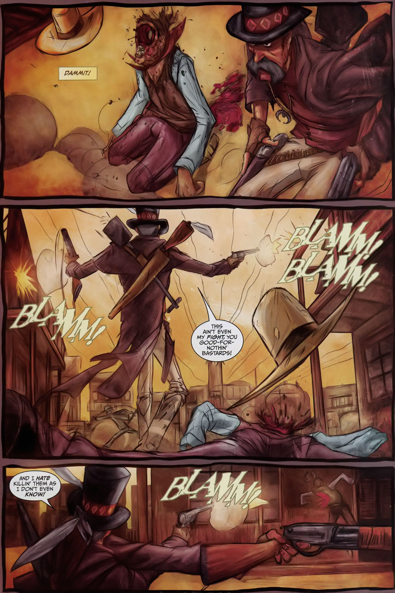 Read online Graveslinger comic -  Issue #3 - 4