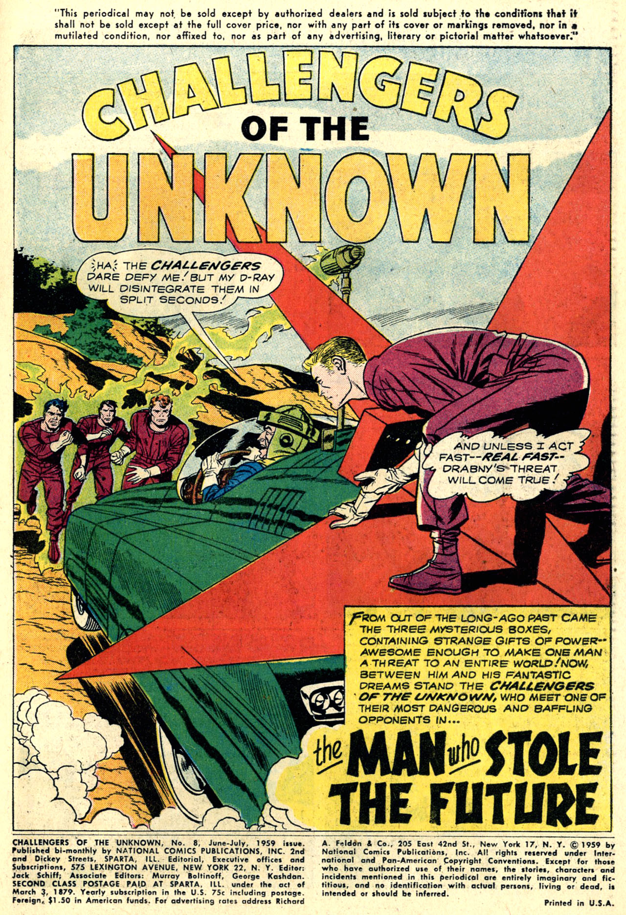 Challengers of the Unknown (1958) Issue #8 #8 - English 3