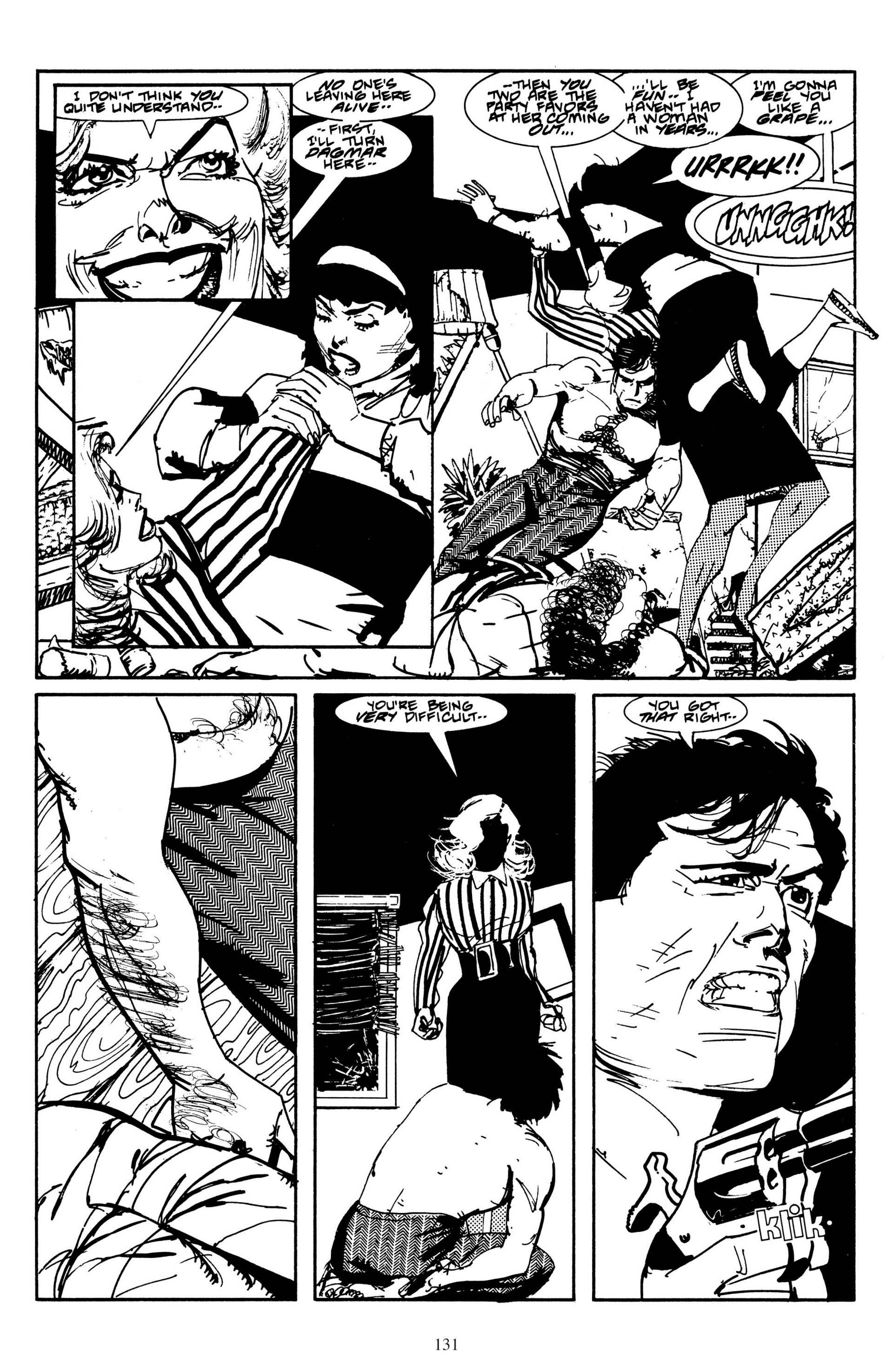 Read online Black Kiss comic -  Issue # TPB - 132