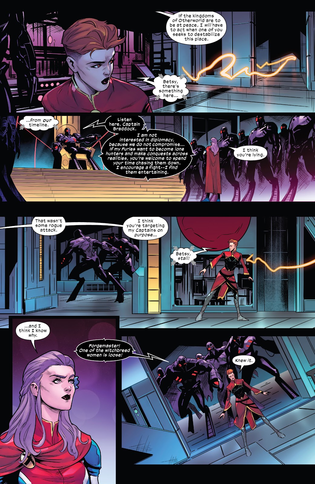 Betsy Braddock: Captain Britain issue 1 - Page 21