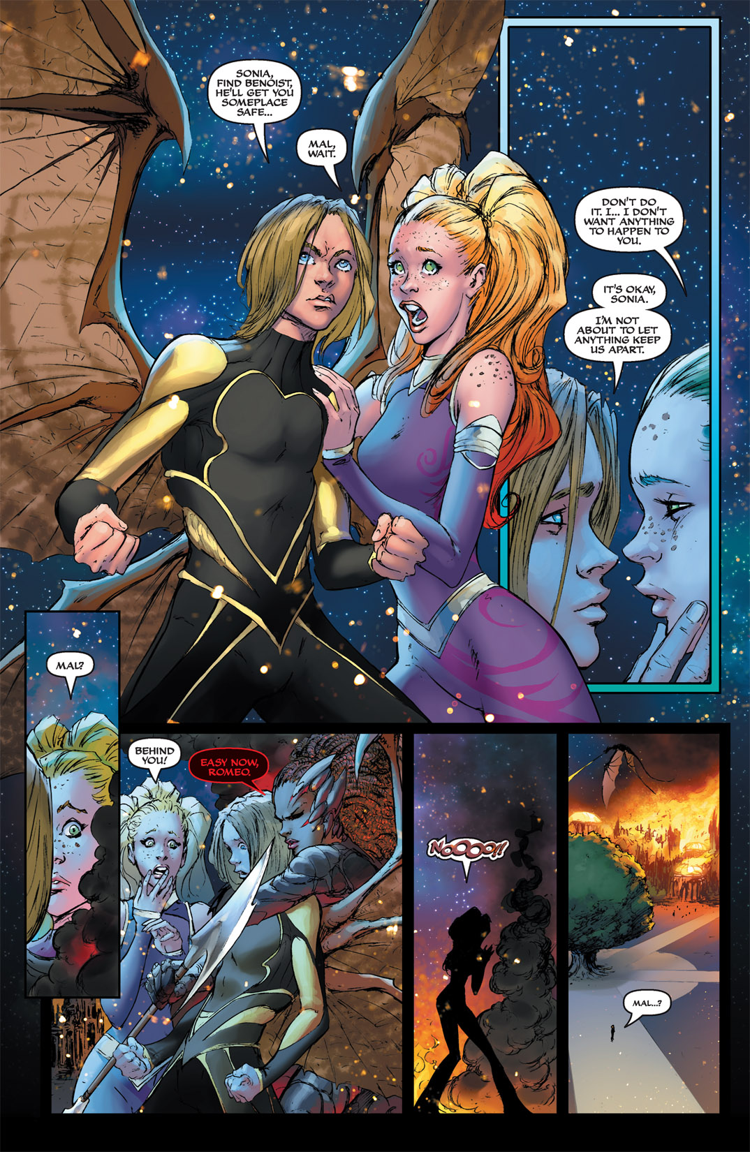 Read online Michael Turner's Soulfire (2003) comic -  Issue #9 - 11