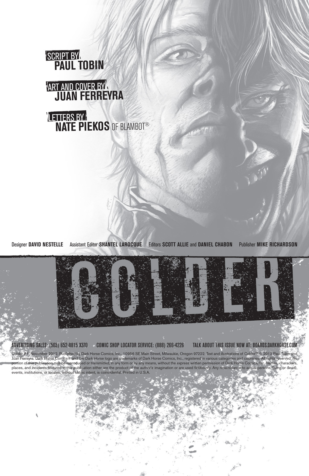 Read online Colder comic -  Issue #1 - 2