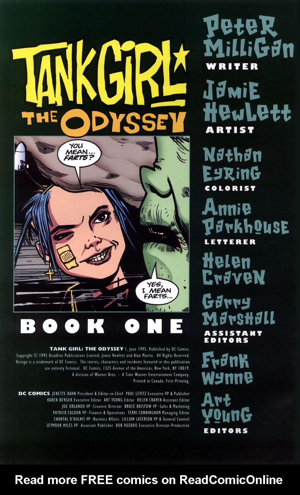 Read online Tank Girl: The Odyssey comic -  Issue #1 - 2