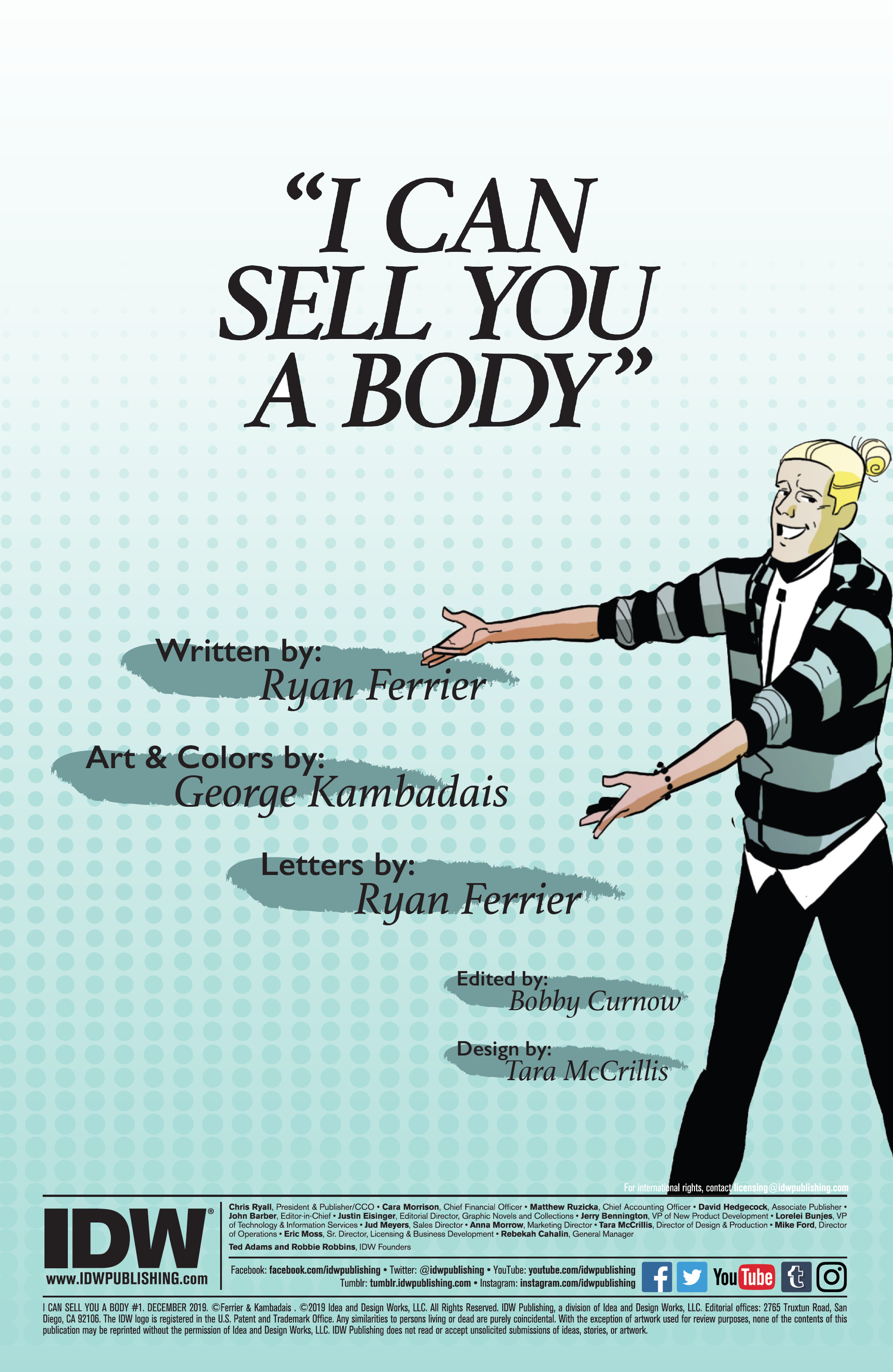 Read online I Can Sell You A Body comic -  Issue #1 - 2
