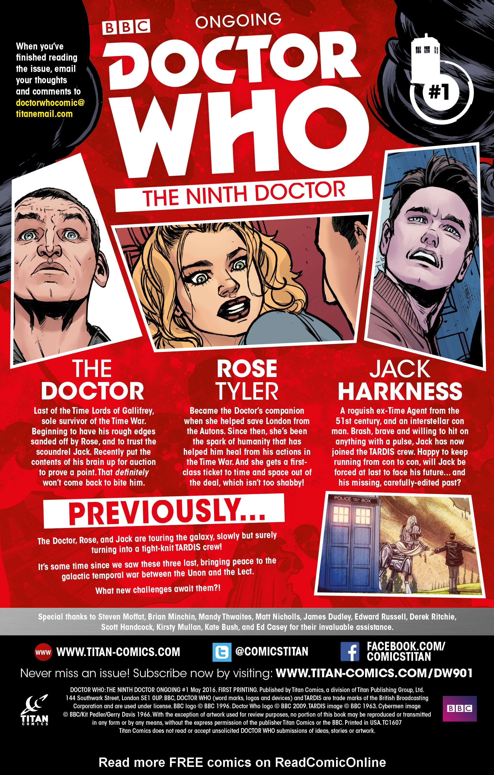 Read online Doctor Who: The Ninth Doctor (2016) comic -  Issue #1 - 6