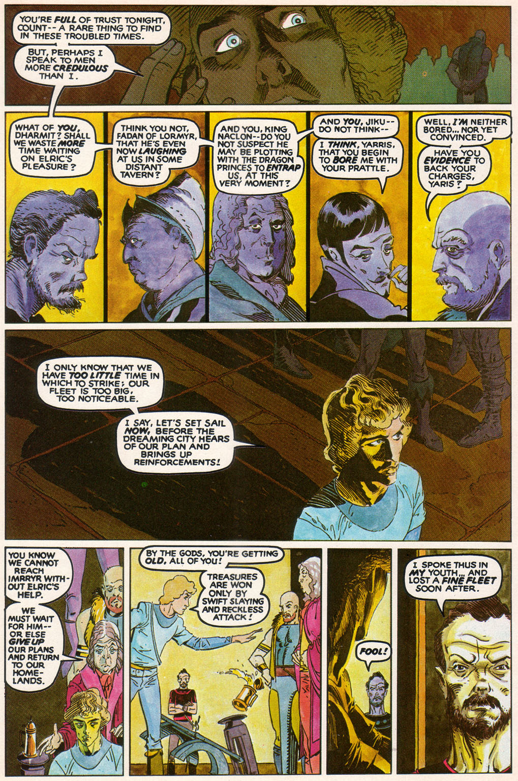 Read online Marvel Graphic Novel comic -  Issue #2 - Elric - The Dreaming City - 8