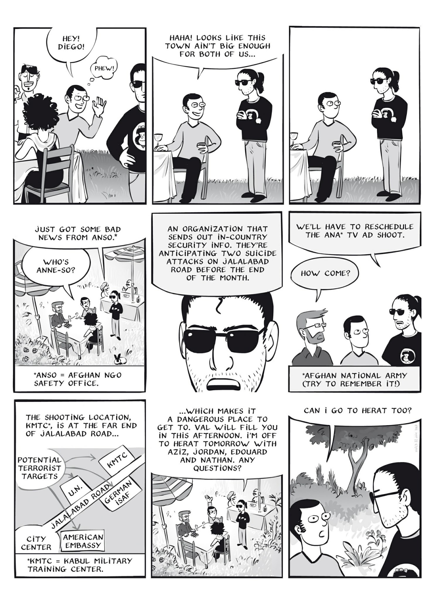 Read online Kabul Disco: How I Managed Not to be Abducted in Afghanistan comic -  Issue # TPB - 81