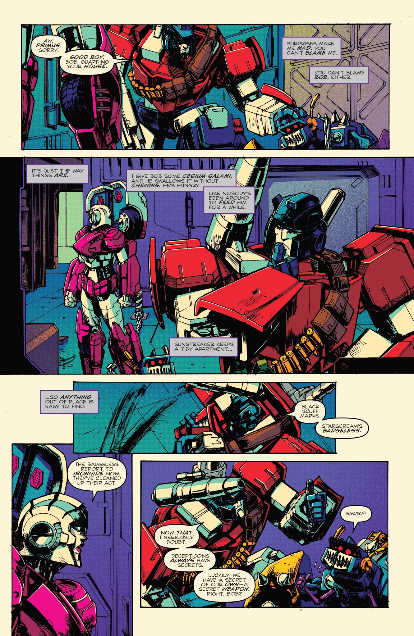 Read online Optimus Prime comic -  Issue #9 - 14