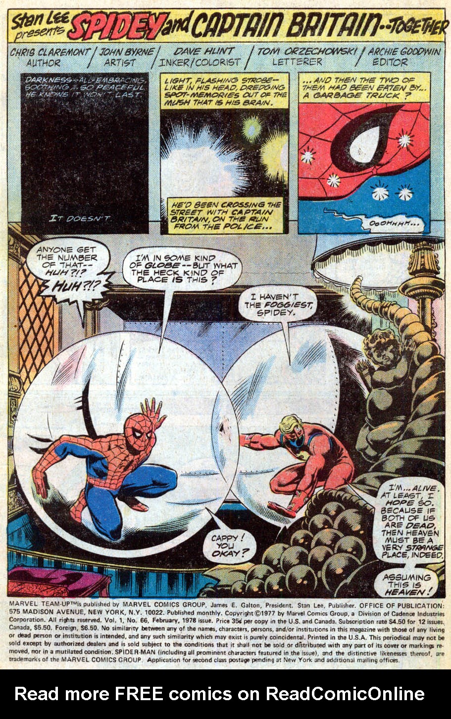 Read online Marvel Team-Up (1972) comic -  Issue #66 - 2