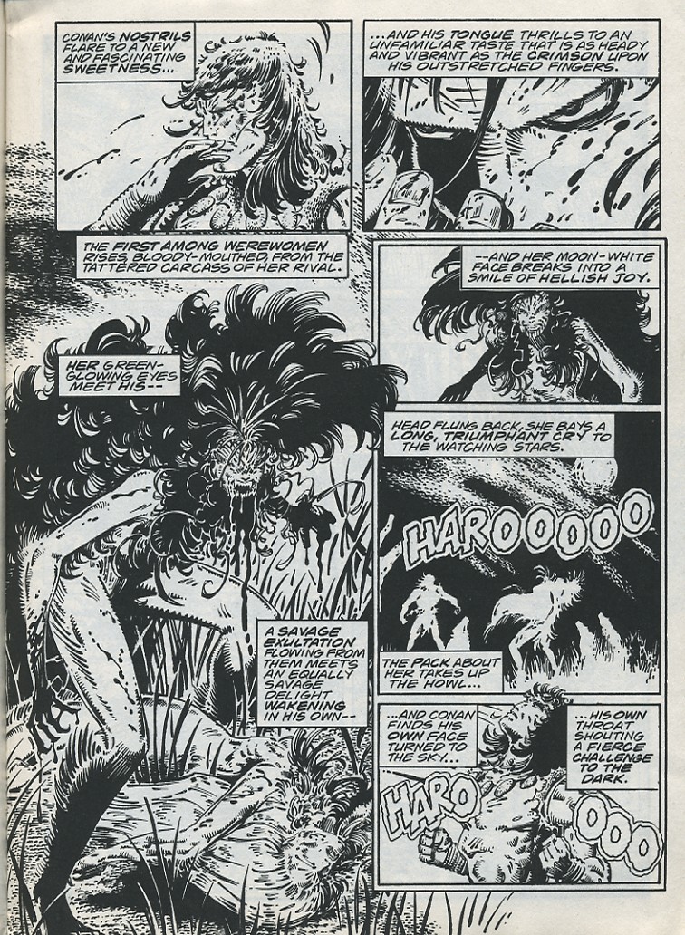 Read online The Savage Sword Of Conan comic -  Issue #221 - 19