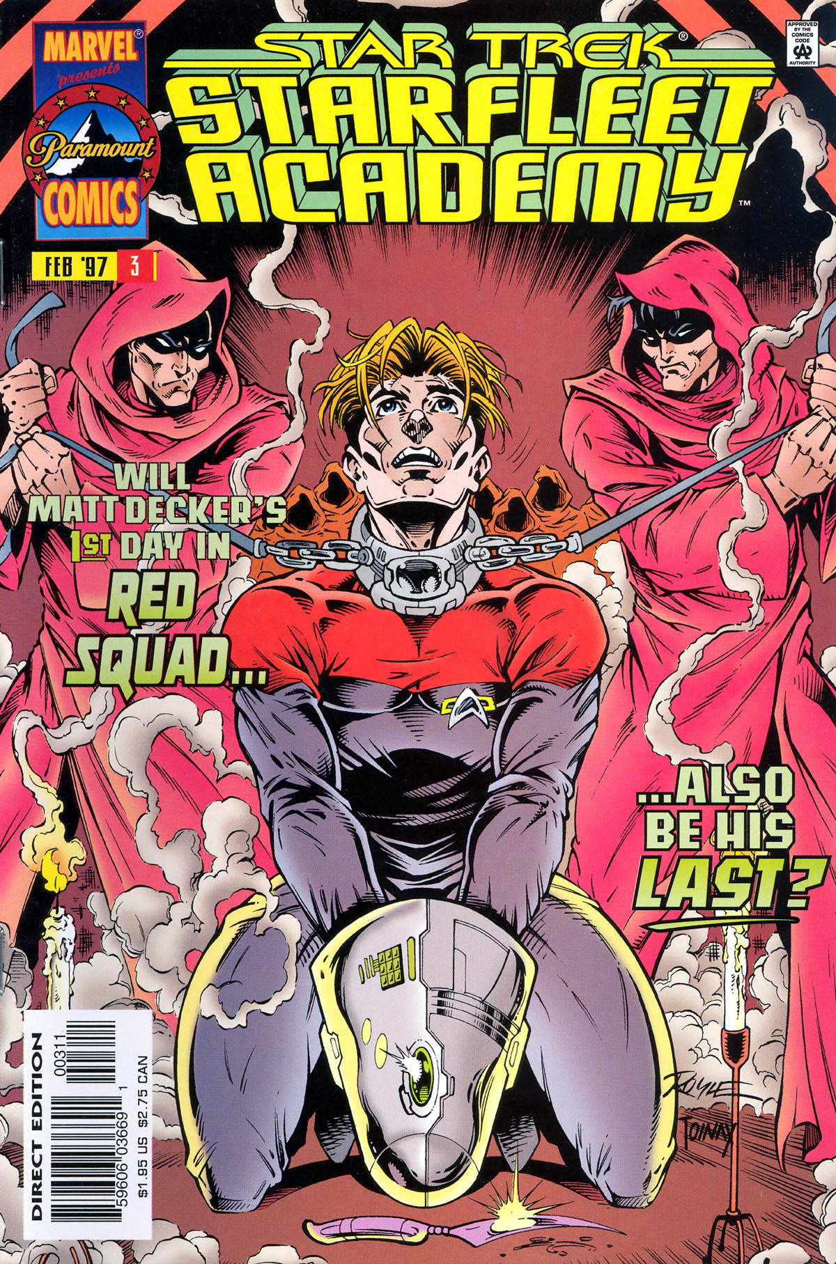 Read online Star Trek: Starfleet Academy (1996) comic -  Issue #3 - 1