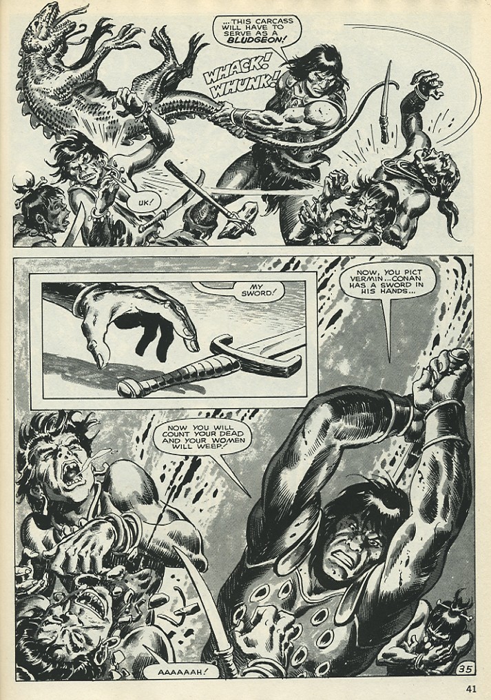 Read online The Savage Sword Of Conan comic -  Issue #137 - 42
