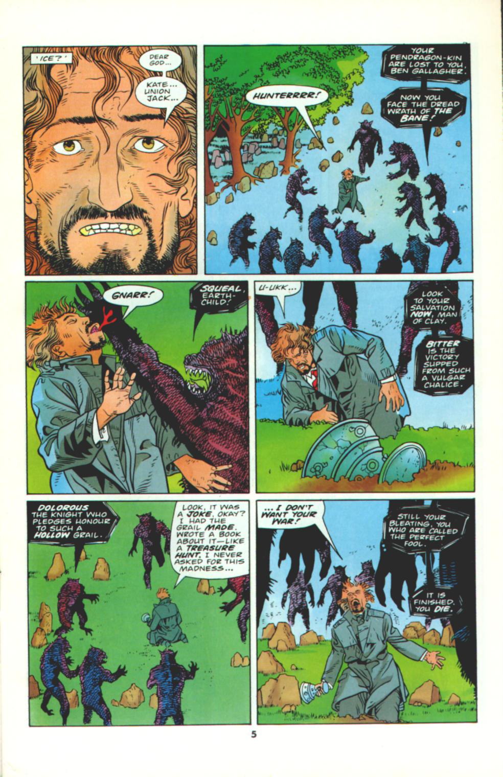 Read online The Knights of Pendragon comic -  Issue #11 - 5