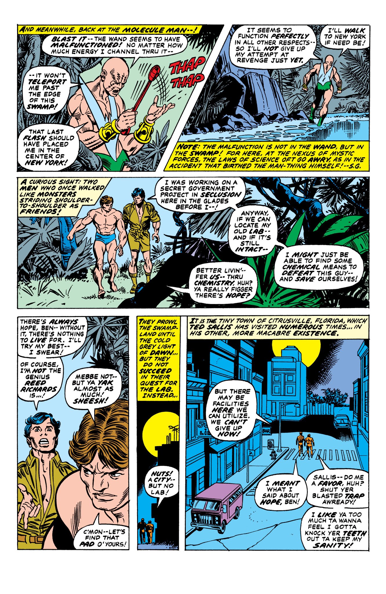 Read online Man-Thing by Steve Gerber: The Complete Collection comic -  Issue # TPB 1 (Part 3) - 9