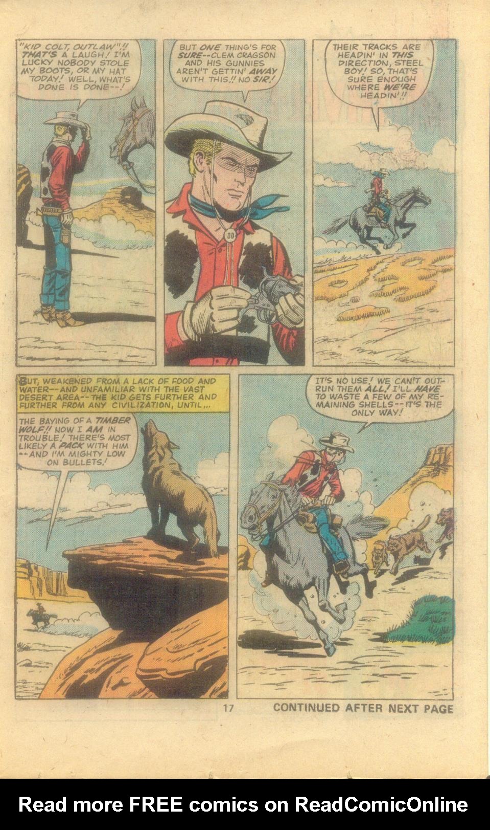 Read online Kid Colt Outlaw comic -  Issue #194 - 19