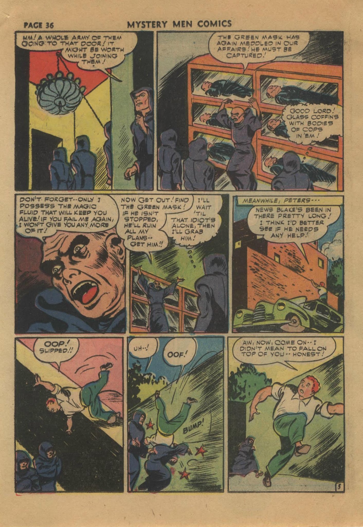 Read online Mystery Men Comics comic -  Issue #31 - 39