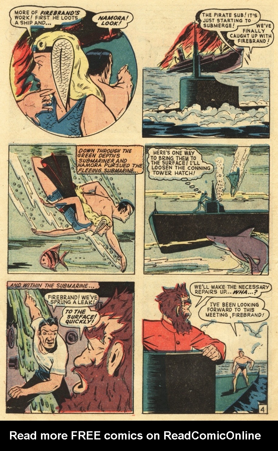 Read online Sub-Mariner Comics comic -  Issue #25 - 6