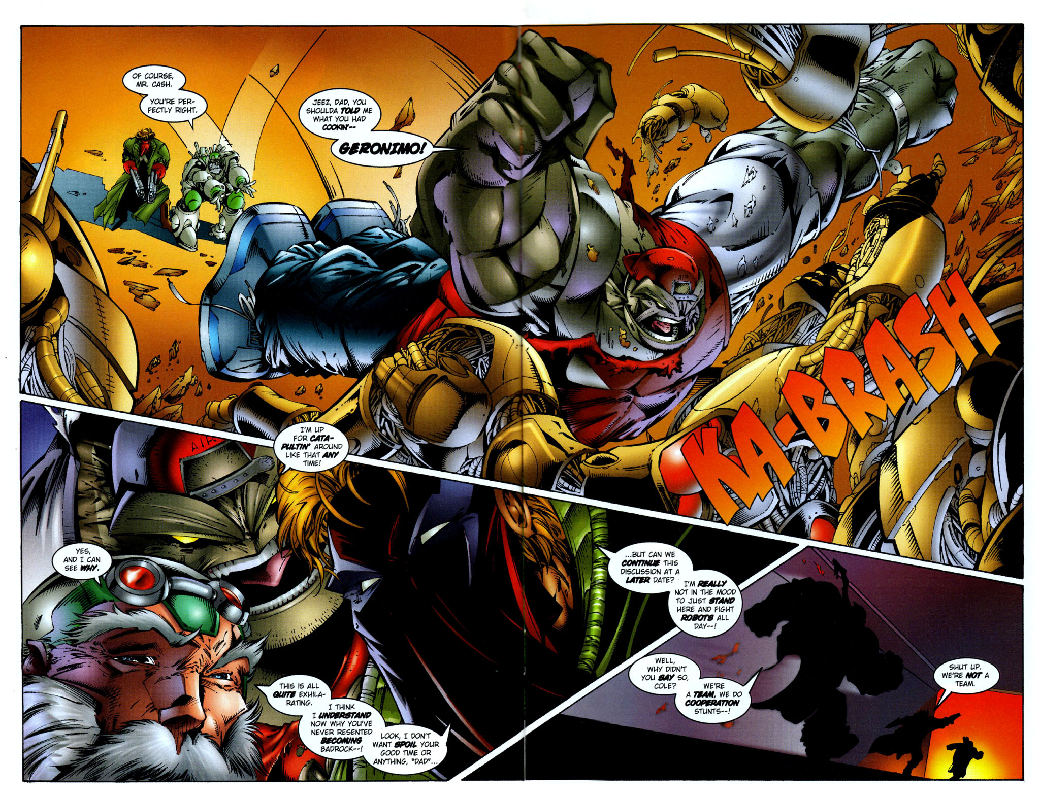 Read online Grifter/Badrock comic -  Issue #2 - 6