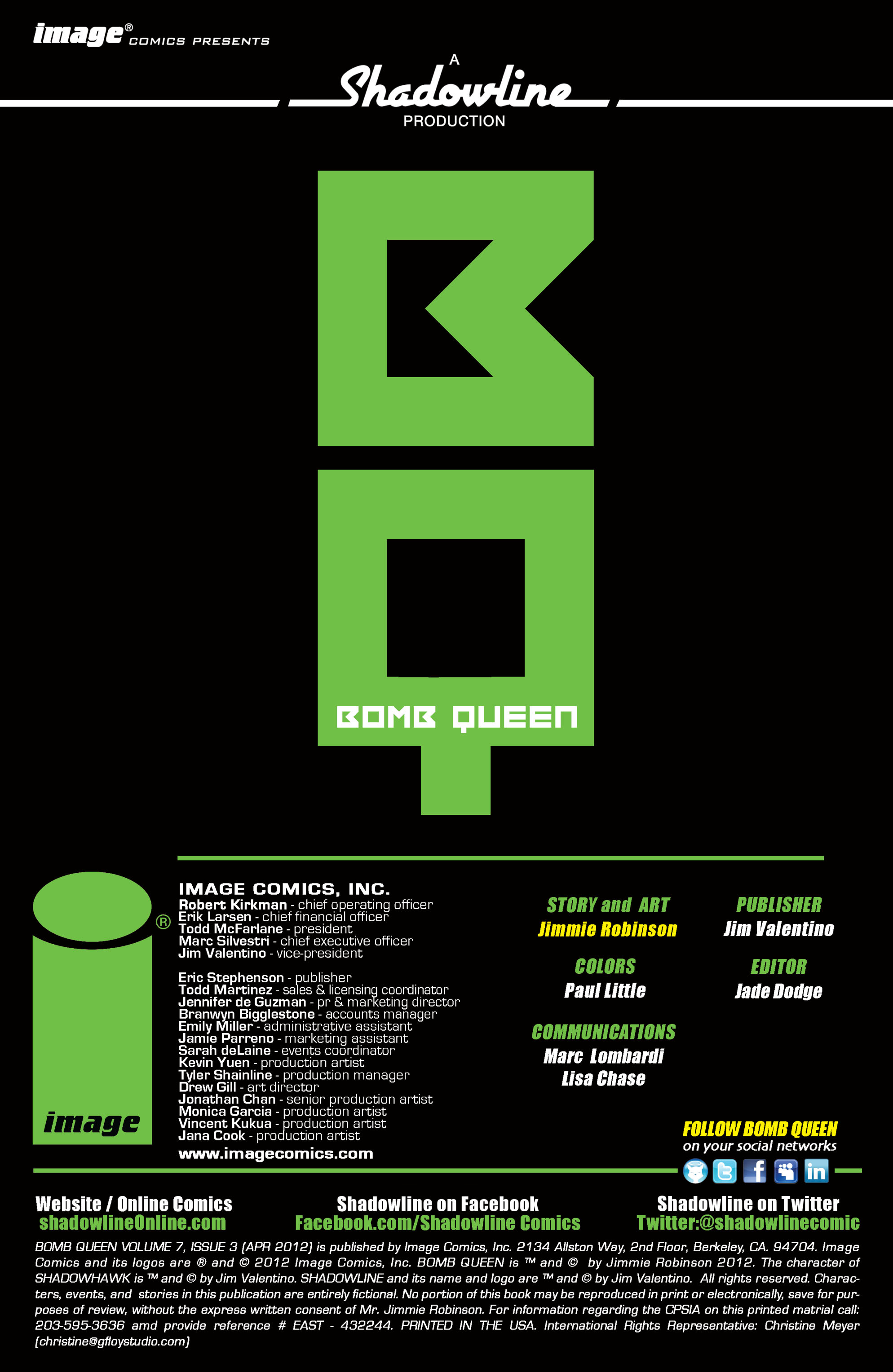 Read online Bomb Queen VII comic -  Issue #3 - 2