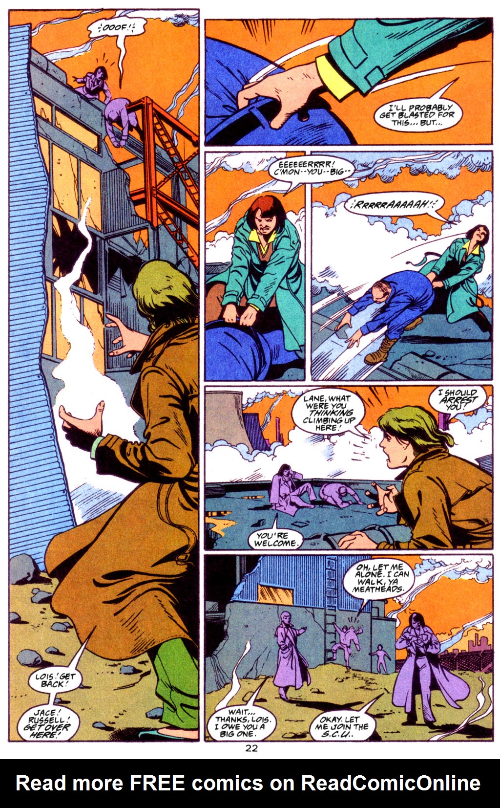 Read online Metropolis S.C.U. comic -  Issue #1 - 22