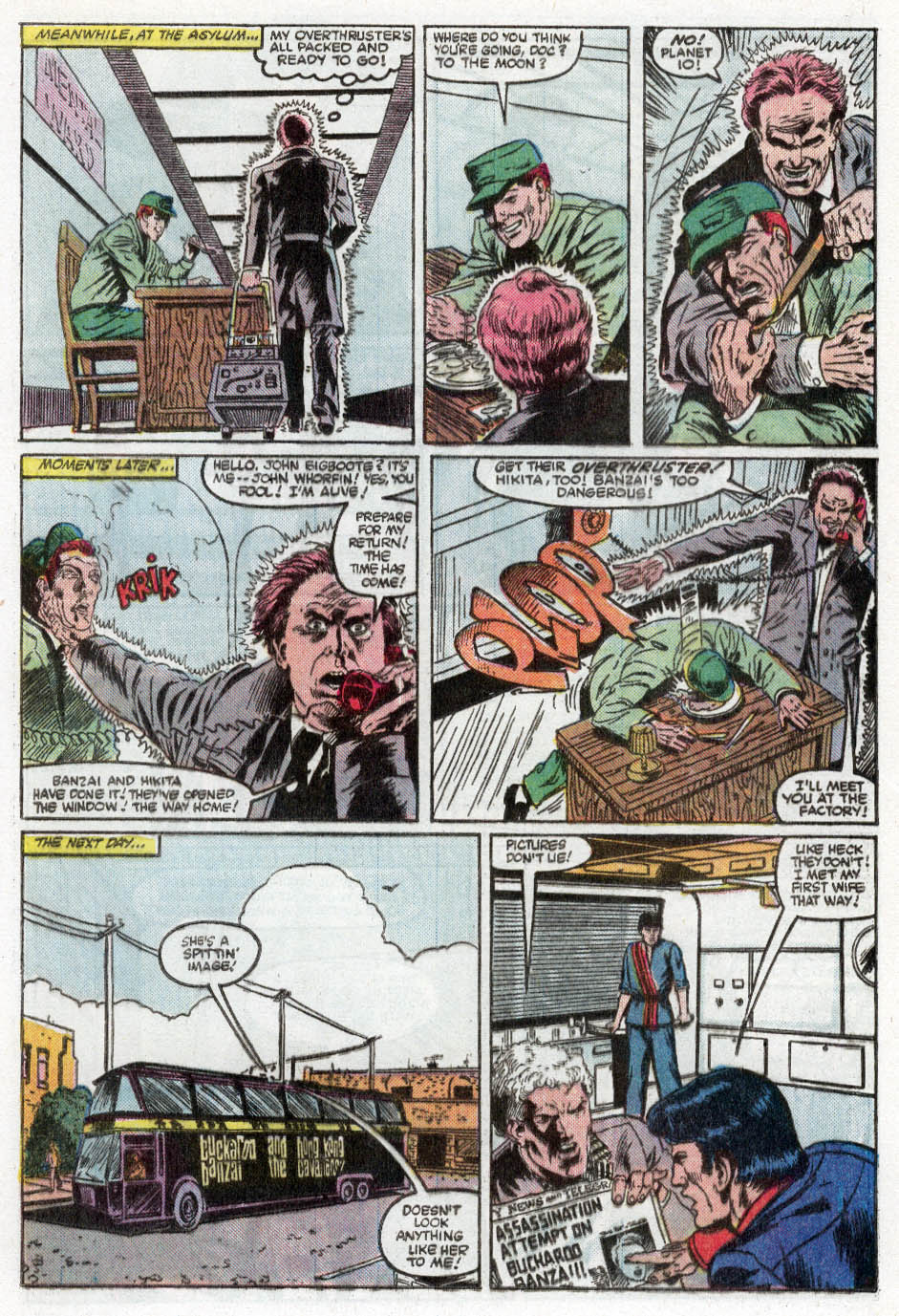 Read online Buckaroo Banzai comic -  Issue #1 - 19