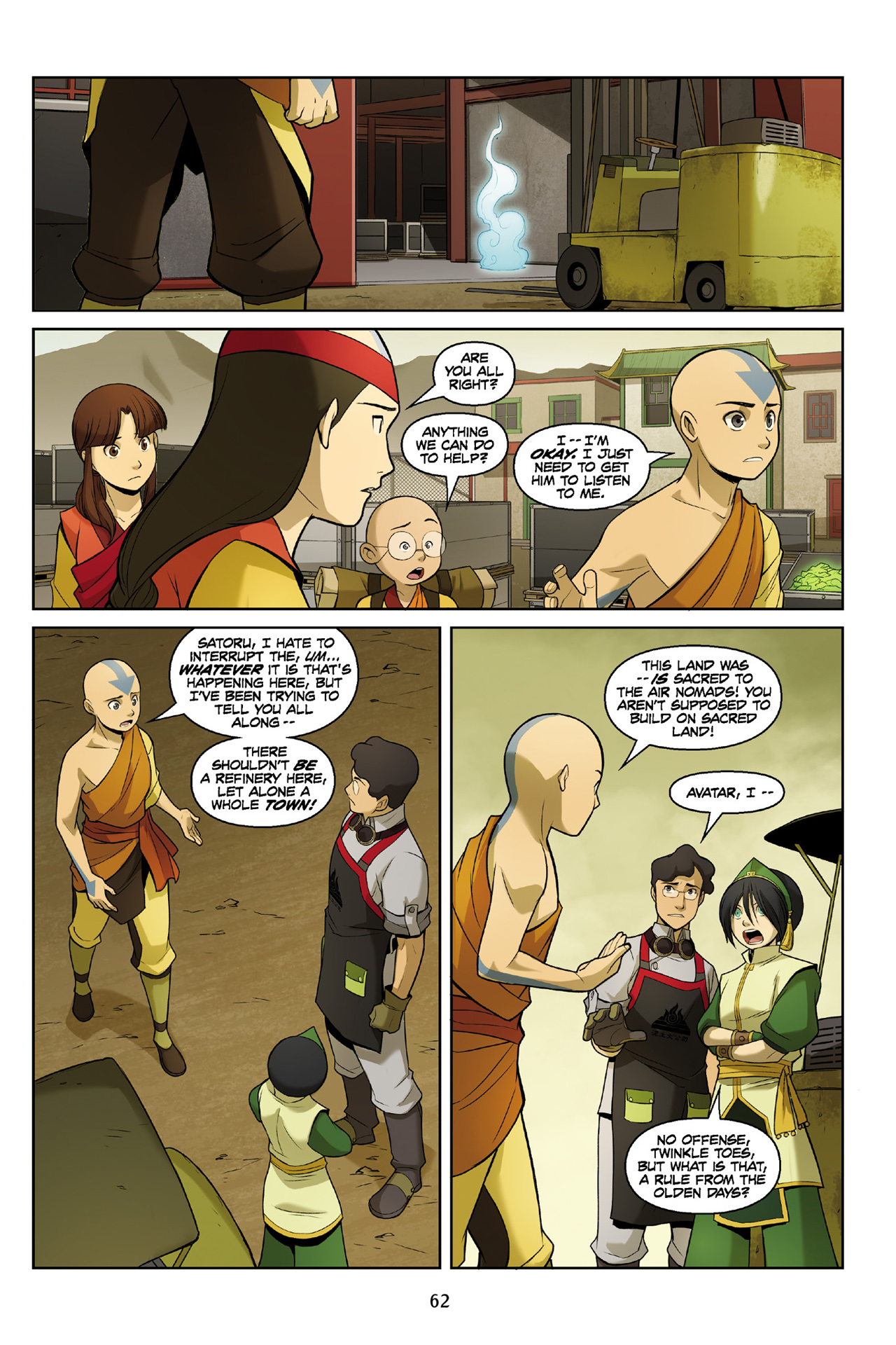 Read online Nickelodeon Avatar: The Last Airbender - The Rift comic -  Issue # Part 1 - 62