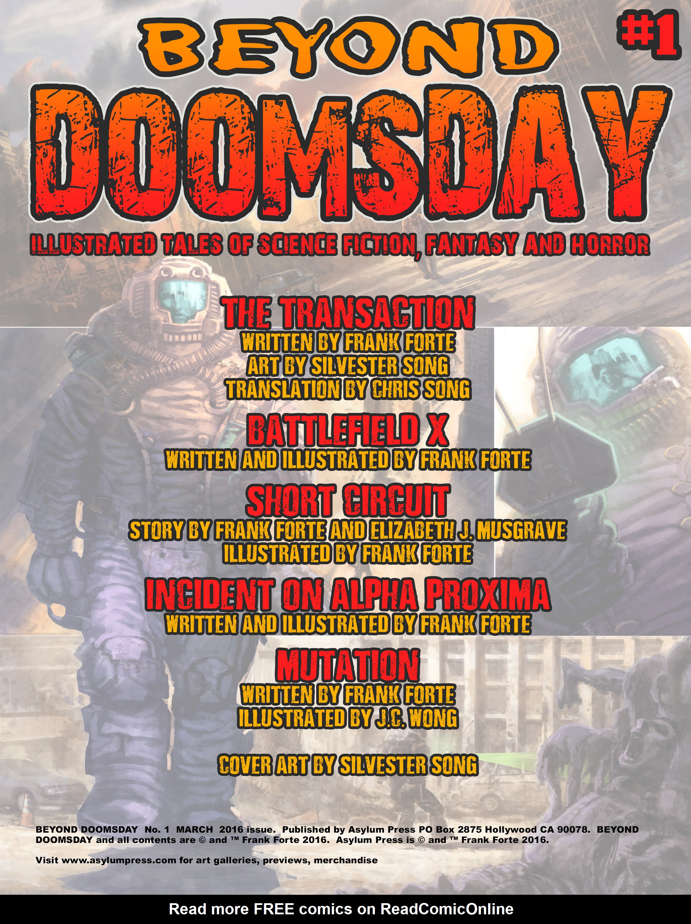 Read online Beyond Doomsday comic -  Issue #1 - 2