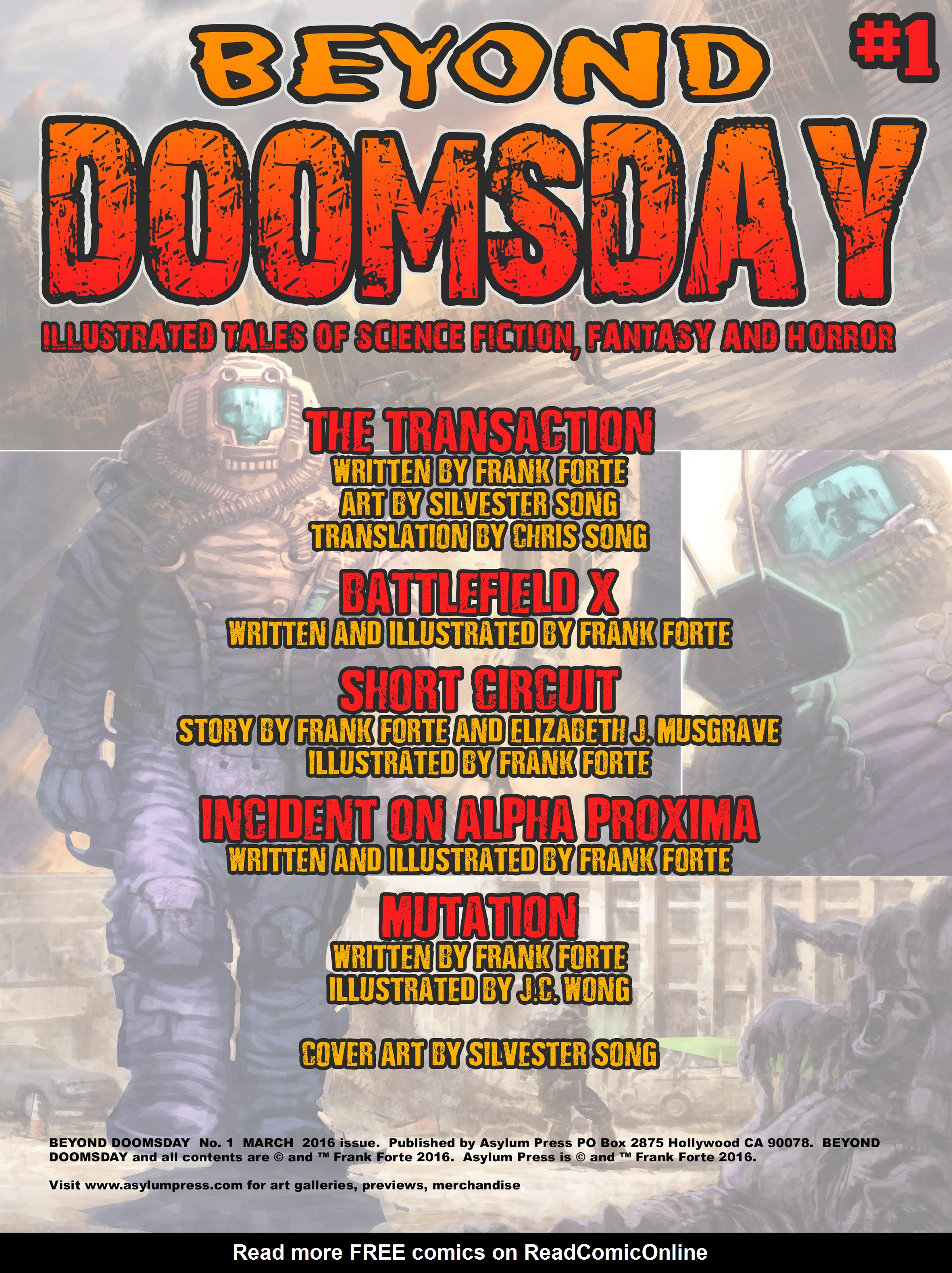 Read online Beyond Doomsday comic -  Issue #1 - 2