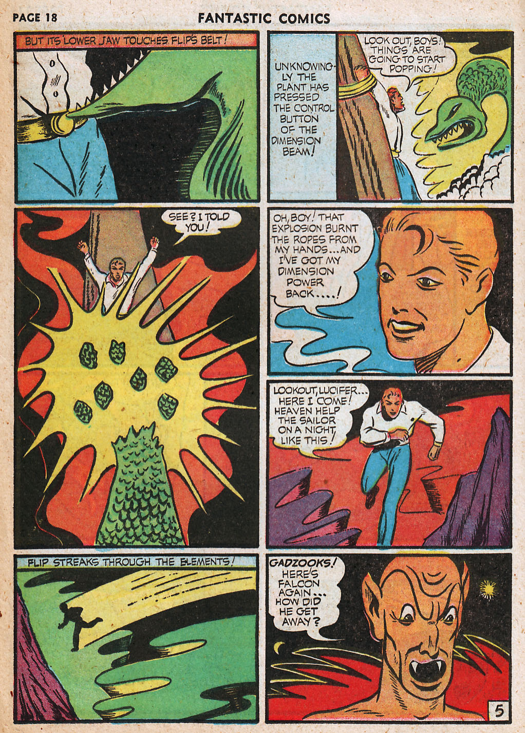 Read online Fantastic Comics comic -  Issue #20 - 19