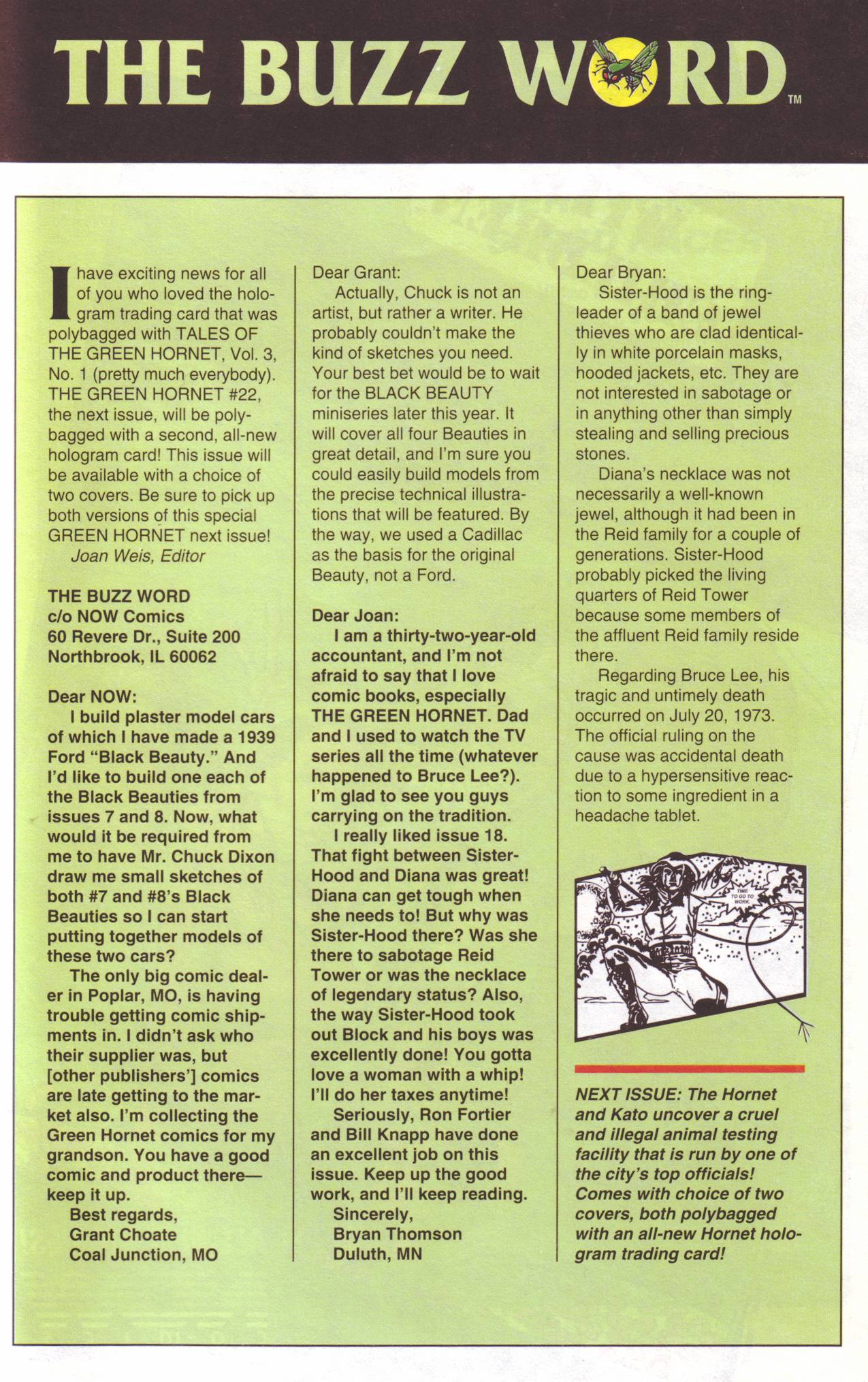 Read online The Green Hornet (1991) comic -  Issue #21 - 22