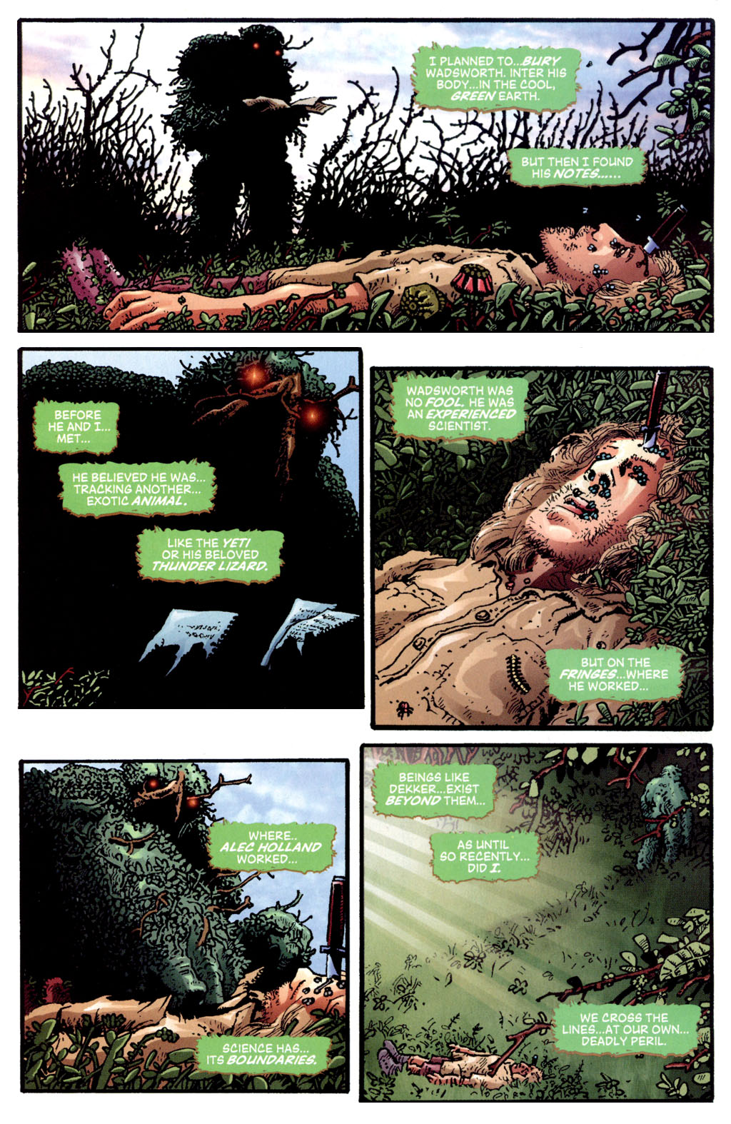 Read online Swamp Thing (2004) comic -  Issue #8 - 17