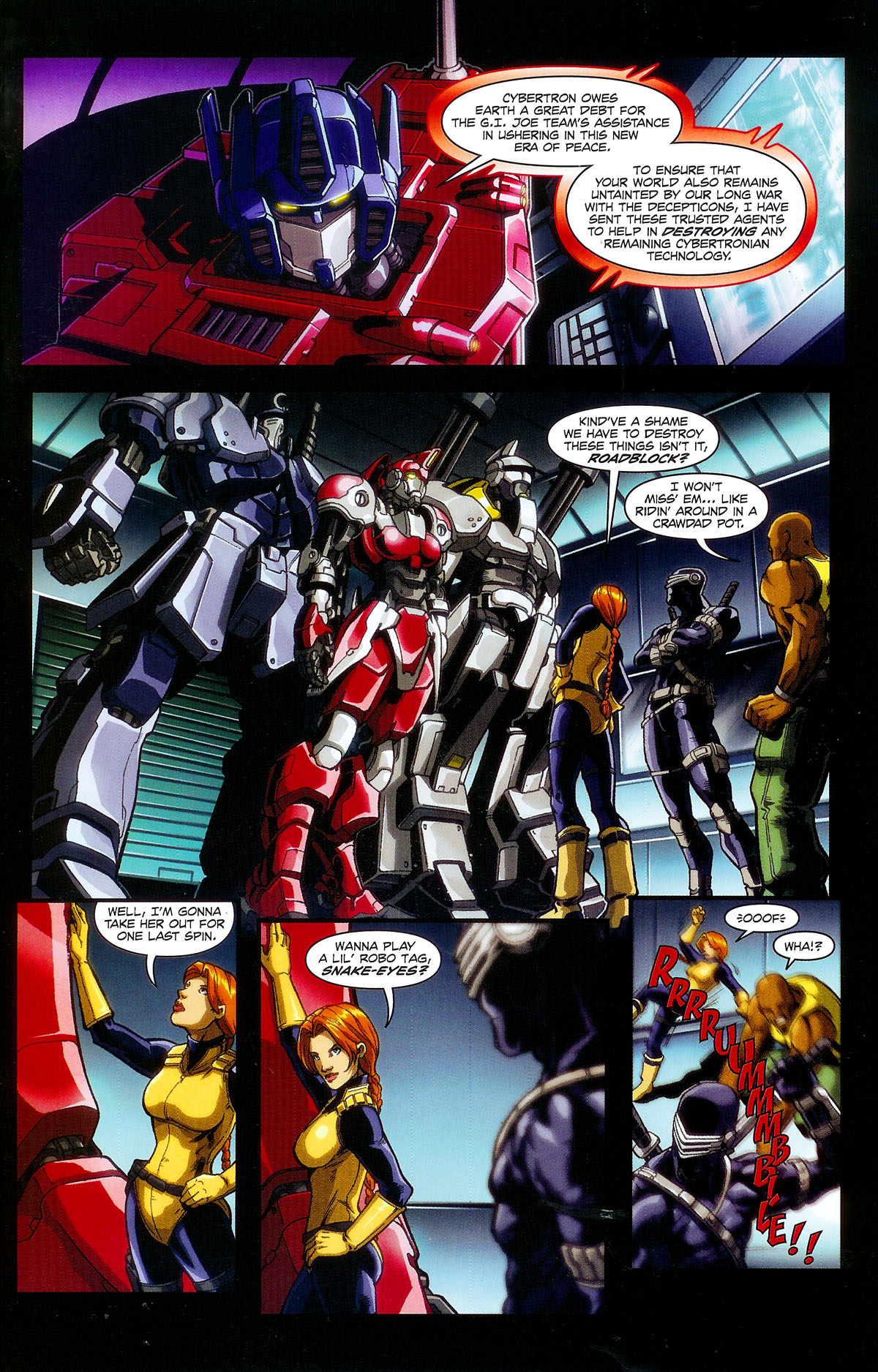 Read online G.I. Joe vs. The Transformers III: The Art of War comic -  Issue #1 - 10