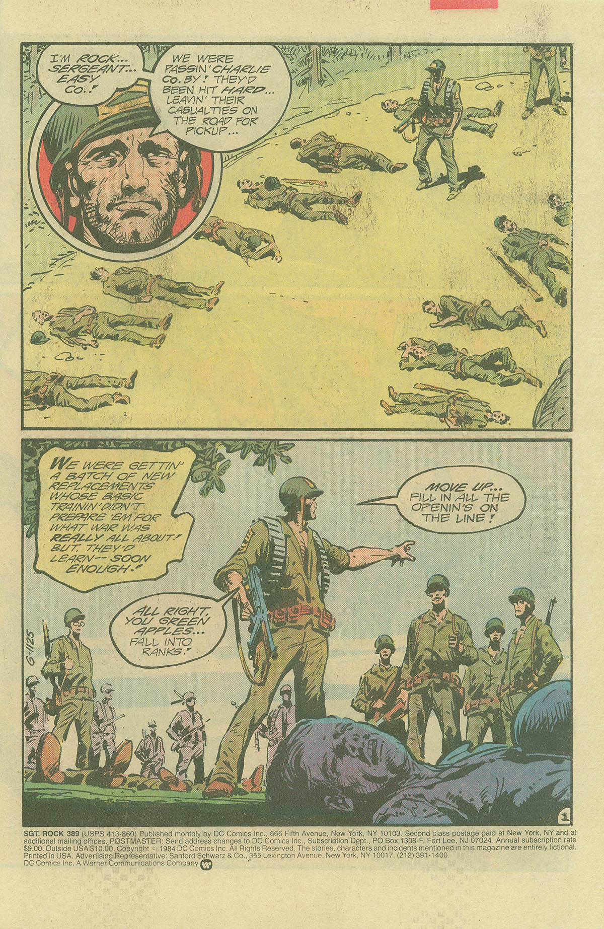 Read online Sgt. Rock comic -  Issue #389 - 2