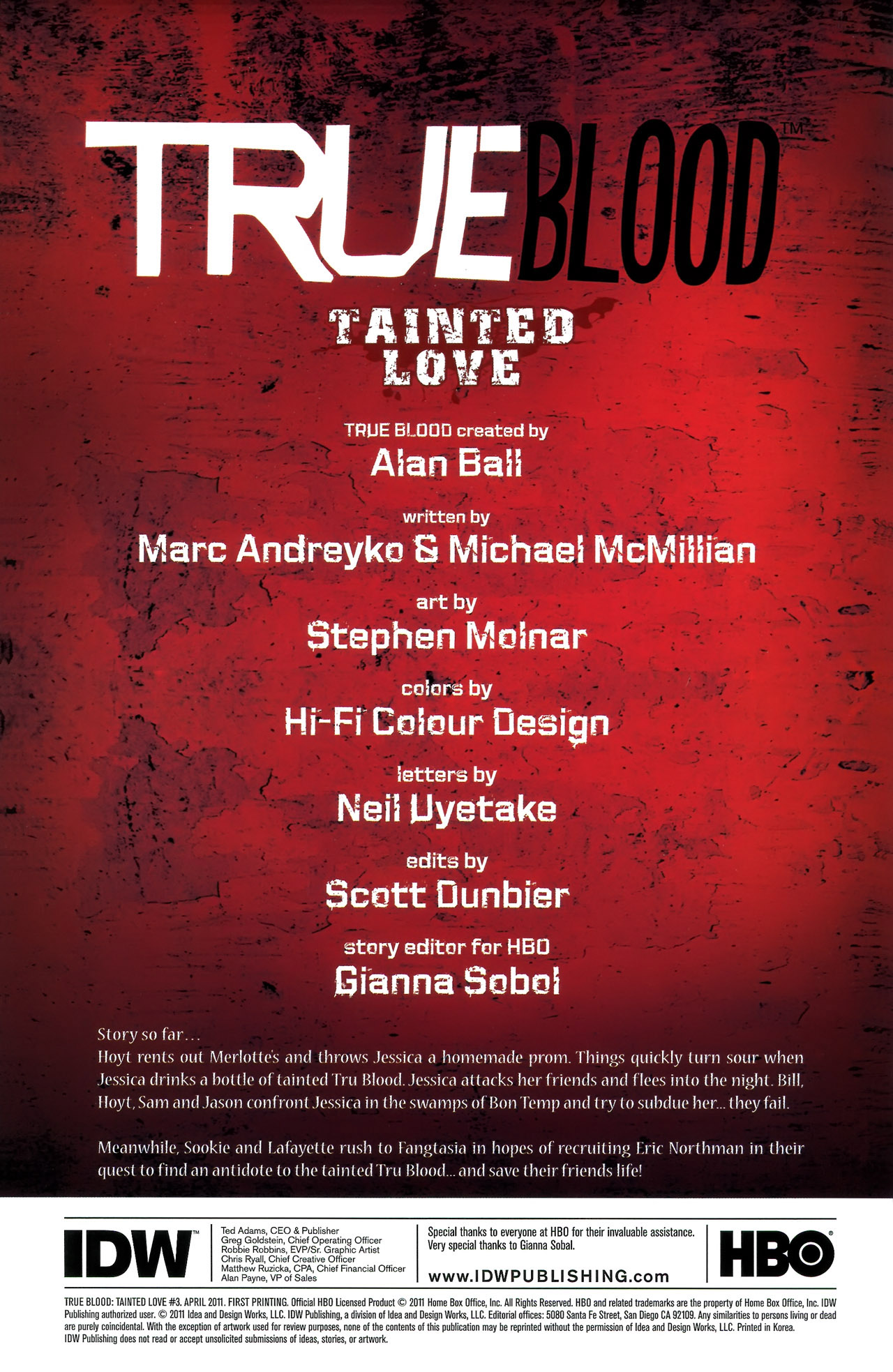 Read online True Blood: Tainted Love comic -  Issue #3 - 4