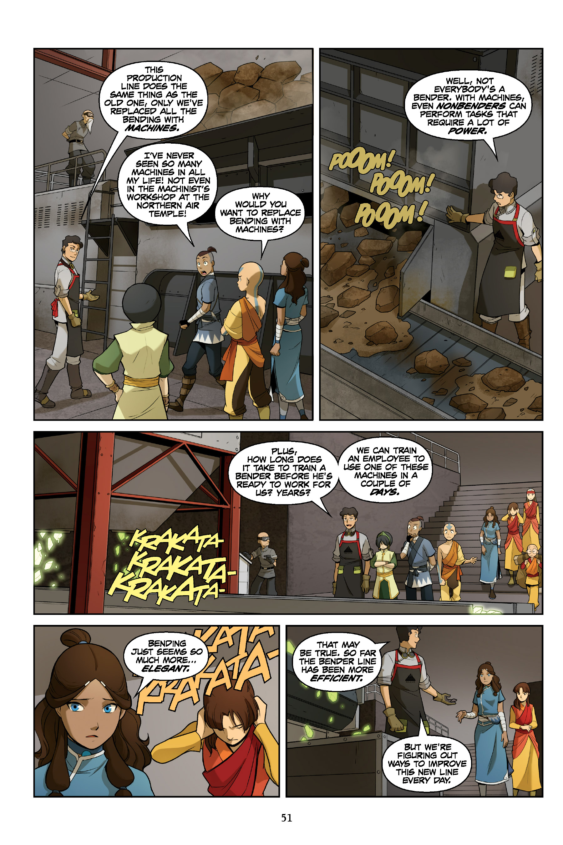 Read online Nickelodeon Avatar: The Last Airbender - The Rift comic -  Issue # _Omnibus (Part 1) - 51