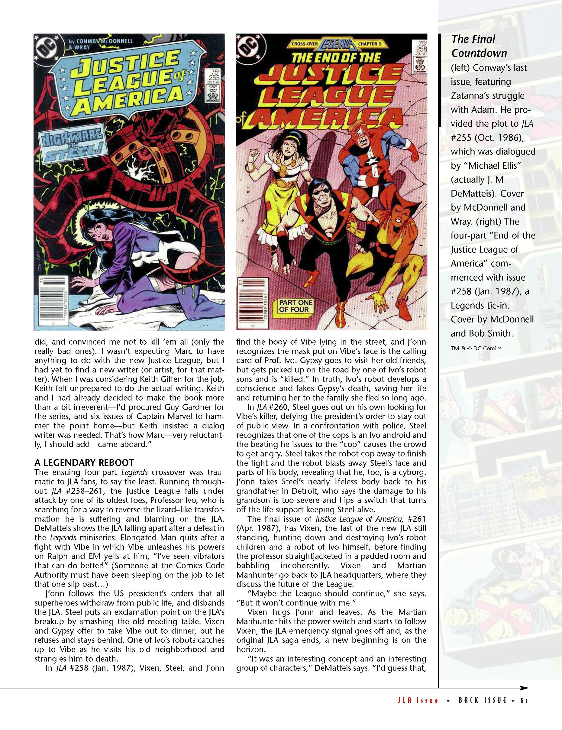 Read online Back Issue comic -  Issue #58 - 61