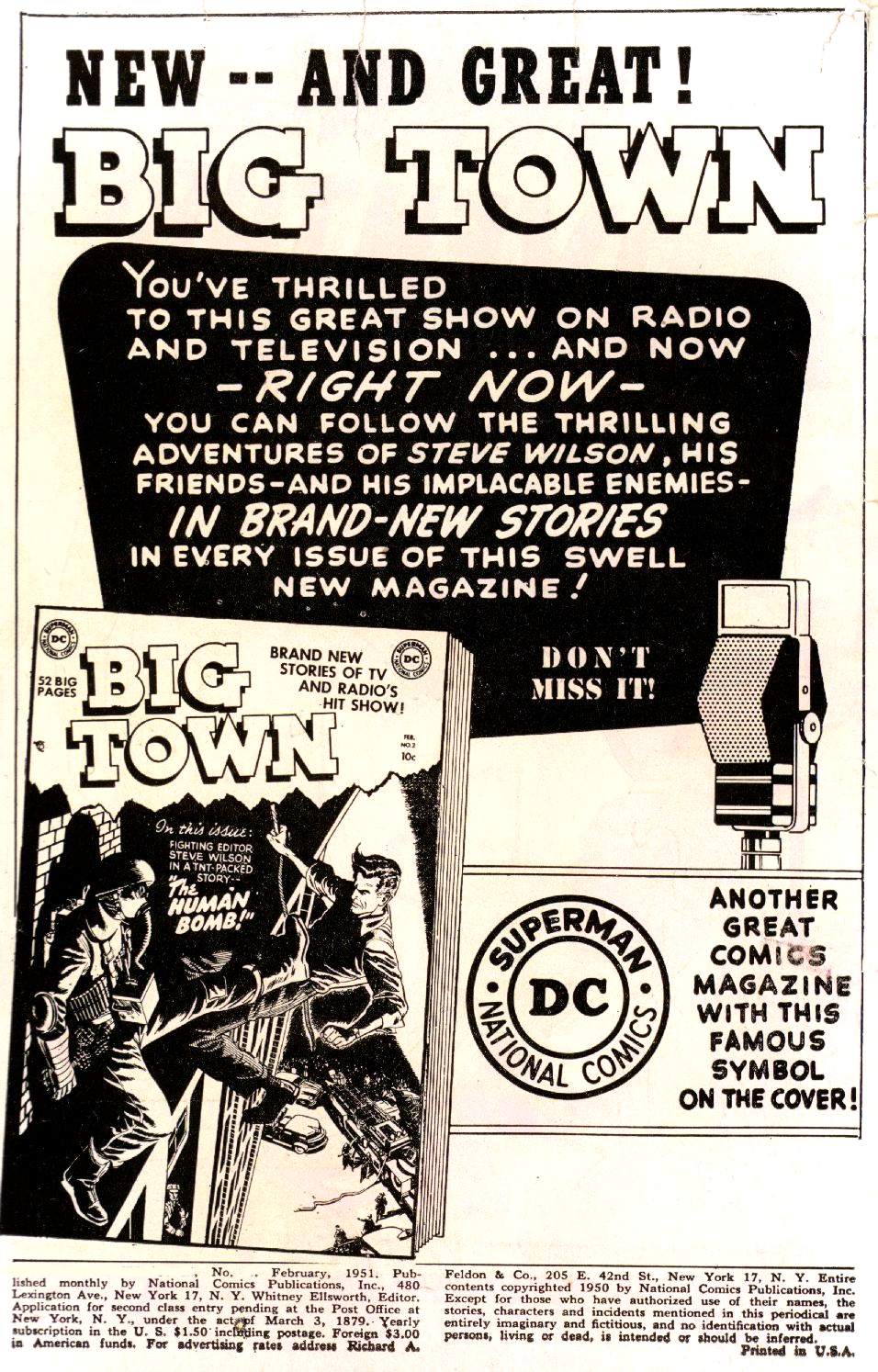 Read online Adventure Comics (1938) comic -  Issue #161 - 2