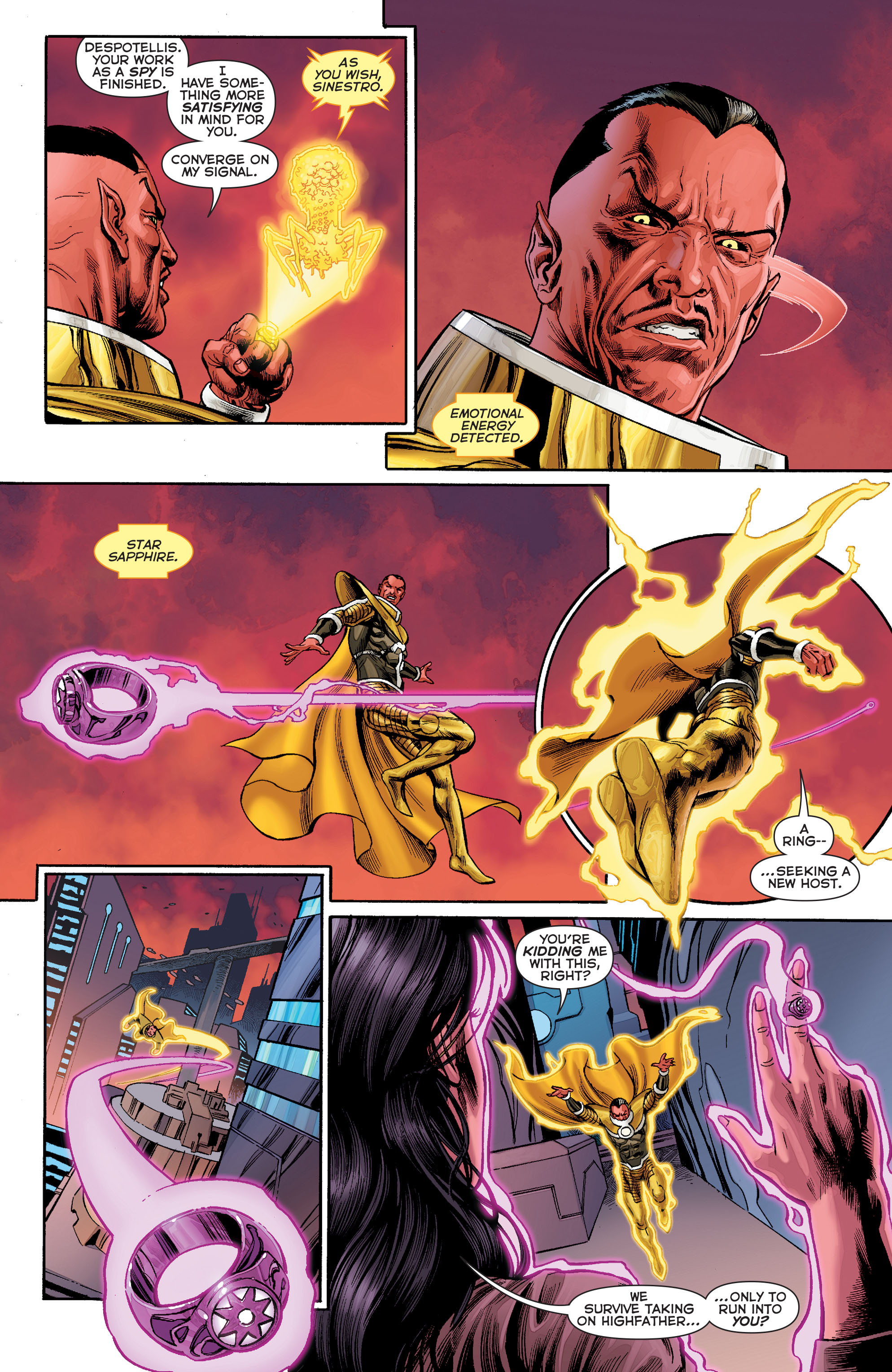 Read online Sinestro comic -  Issue #8 - 9