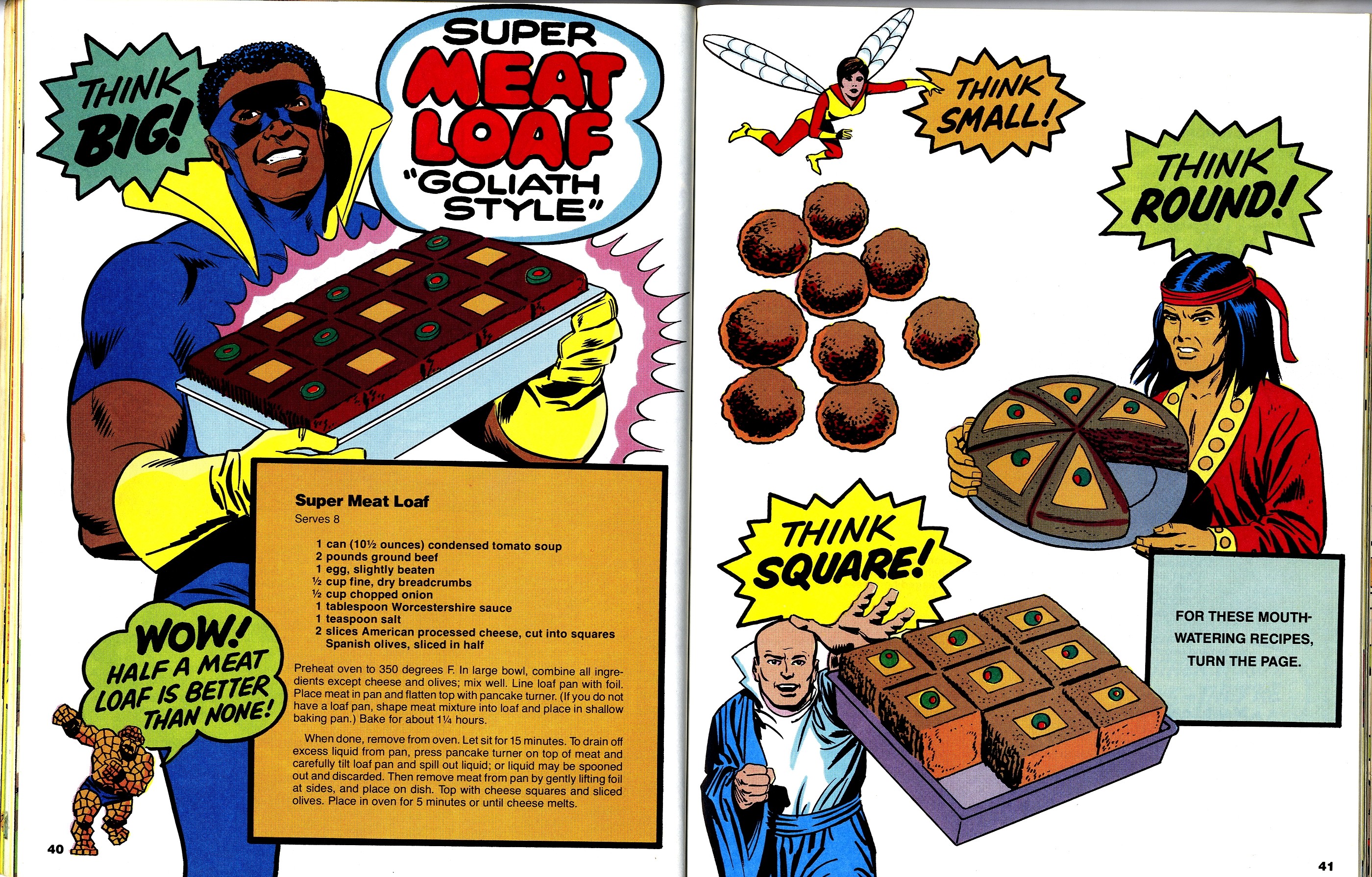Read online The Mighty Marvel Superheroes' Cookbook comic -  Issue # Full - 22