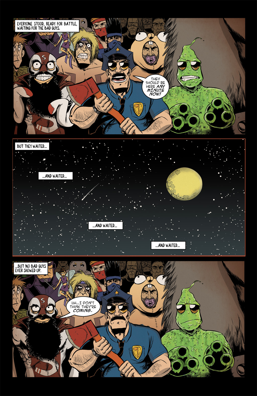 Read online Axe Cop: President of the World comic -  Issue #1 - 23
