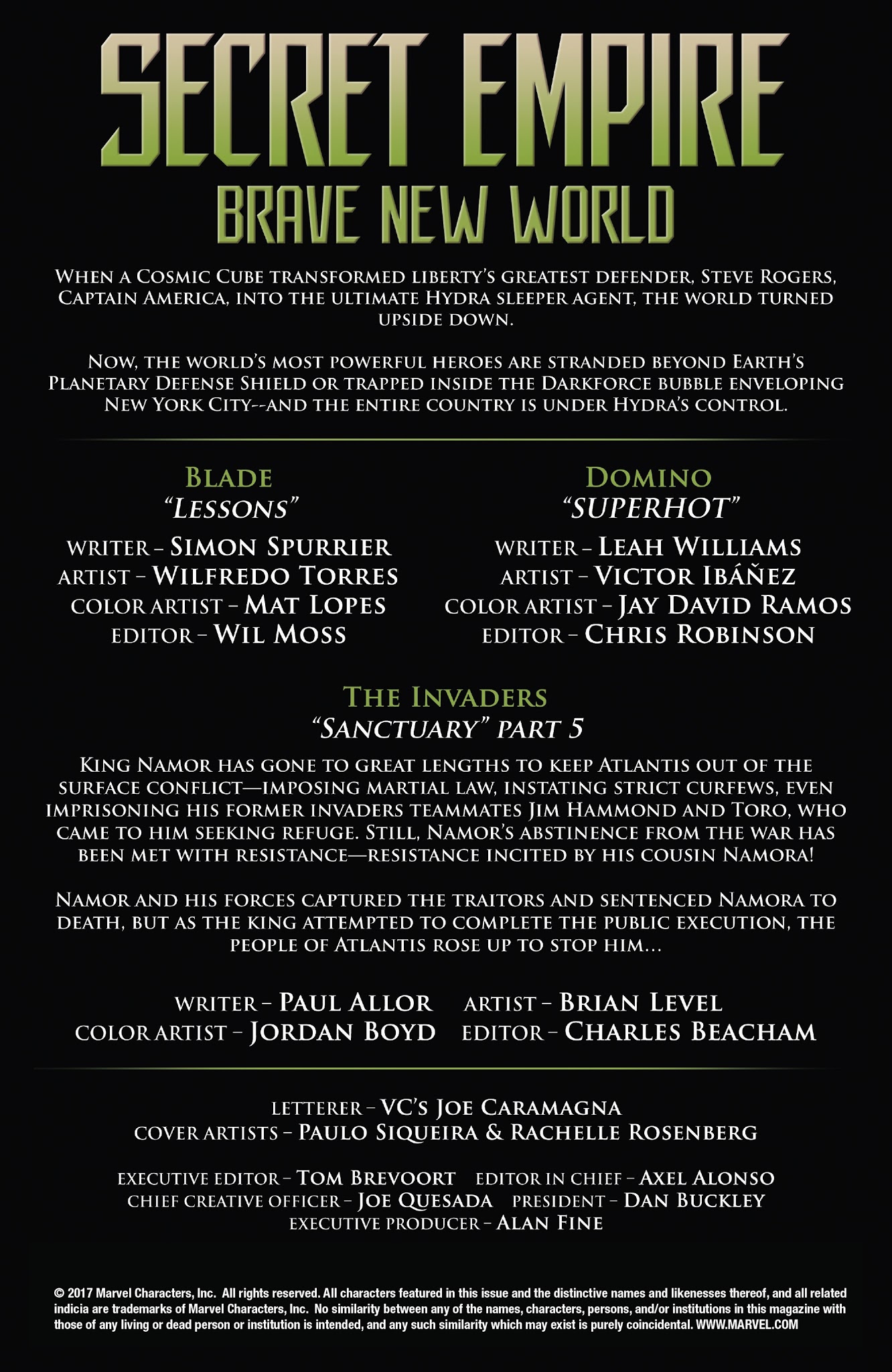 Read online Secret Empire: Brave New World comic -  Issue #5 - 2